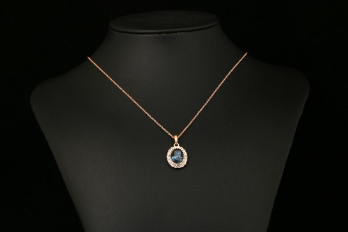 Juego Set Collar + Aretes Swarovski Con Estuche En Stock