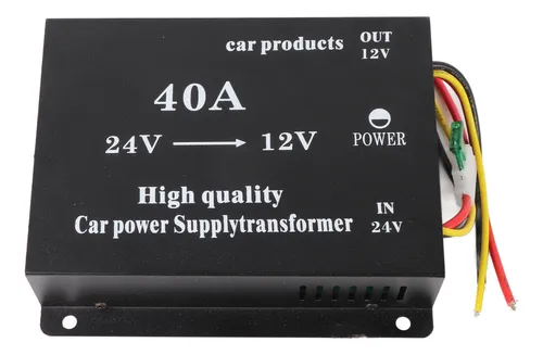 Convertidor Reductor De Voltaje Directo De 24 Voltios A 12 V