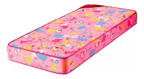 Colchón De Cuna Para Bebé Espuma Diseños Infantiles - Mweb Color Rosa