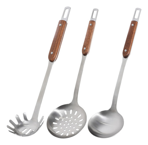 Set 3 Utensilios De Cocina Acero Inoxidable Coc07