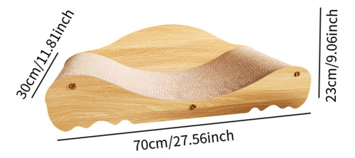 Silla De Tablero De Rasguños De Gato Con 70cmx30cmx23cm