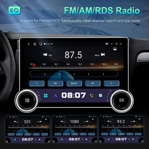 Para Reproductor De Coche Con Pantalla Táctil Android 2k De