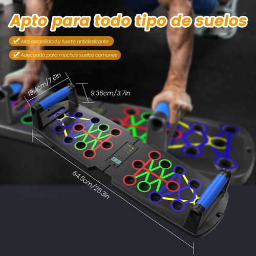 Push Up Board Ejercicio Casa,tabla Flexiones Multiposiciones