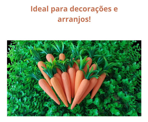 Kit Com 24 Cenouras Decorativas De Isopor Para Páscoa