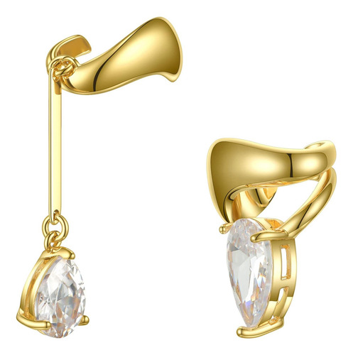 Ef Enfashion Ear Cuff Con Clip De Piedra De Circonita Y Con