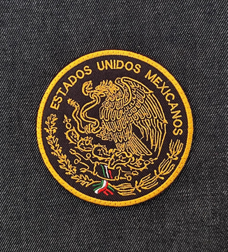 10 Parches Bordados Escudo De México Envio Gratis