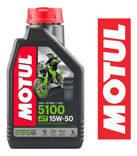 Aceite Motul 5100 4t 15w50 Semisintetico - Spot Moto