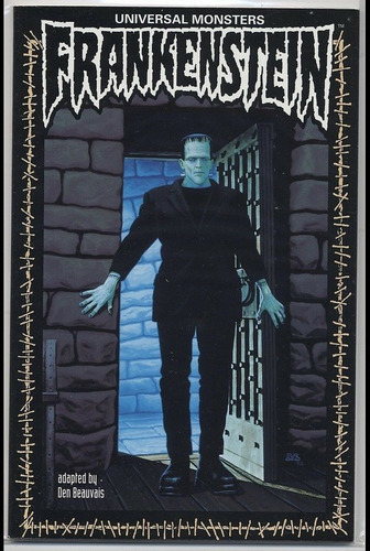 Frankenstein Graphic Novel Hq D Filme Boris Karloff Pintado 