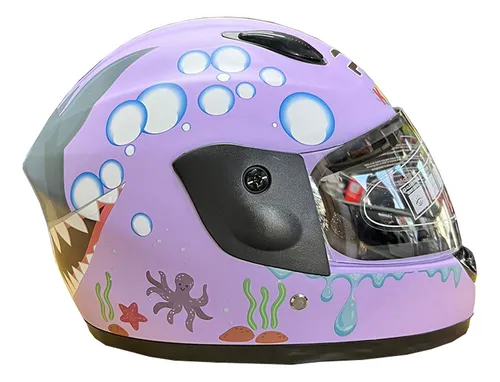 Casco integral moto niña hotsell