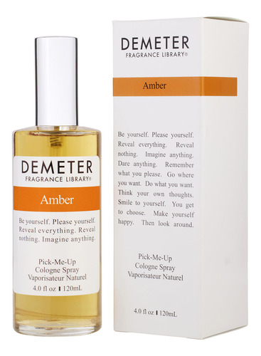 Perfume Demeter Amber Cologne Spray 120 Ml Para Hombres Y Mu