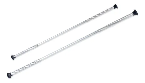 comprar Suporte Varão Bastão Extensível Para Cortina De Box 50x90cm Cor Cinza