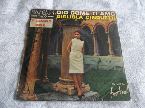 Gigliola Cinquetti - Dio Come Ti Amo- 7 Ep Vinilo