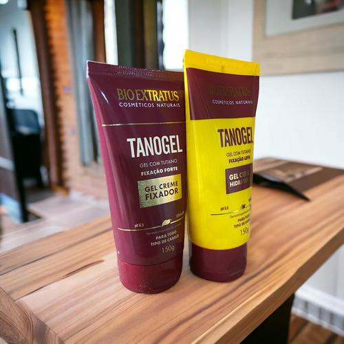 Kit Tutano Fixação Capil Tanogel Hidratante + Fix Forte 150g
