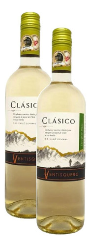 2 Vinho Chileno Ventisquero Clásico Sauvignon Blanc 750ml