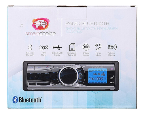 Radio Bluetooth Usb 1 Din Smart Choice