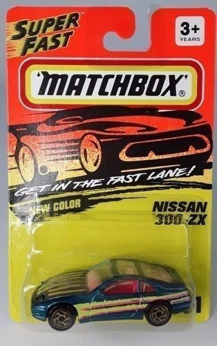 Matchbox Auto Super Fast Nissan 300-zx Escala 1:58