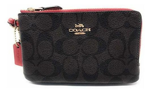 Cremallera De Doble Esquina De Pvc De Coach Signature