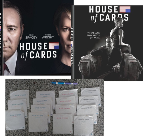 Lote House Of Cards 4 Temporadas Dvd Caba