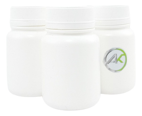 Pote Para Cápsulas 90ml Tampa Lacre 30 Peças Envio Imediato