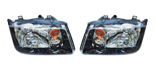 Par Faros Vw Jetta 2006-2007 Cuarto Ambar F/negr Tyc