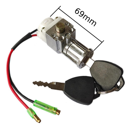 Cerradura De Encendido Para Motocicleta, Caja De Batería,