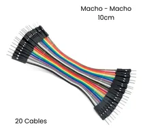Comprar Cable Dupont Macho-macho 20 Cables 10 Cm Protoboard Arduino