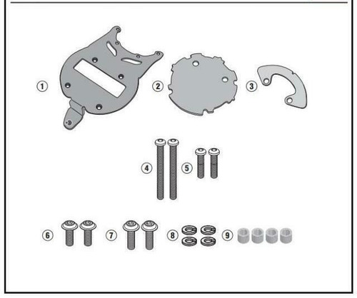 Adaptador Para Bolso Tanque Ktm 390 790 Adventure Kappa Bf51