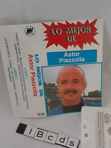 Lo Mejor De Astor Piazzolla Cassette 