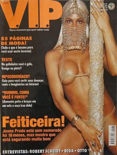 Revista Vip N 181 - Joana Prado - Maio 2000 (Usado)
