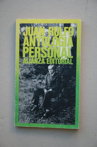 Libro Antologia Personal De Juan Rulfo Alianza