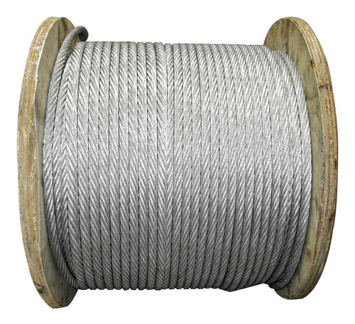 Cable Guaya En Acero Galvanizado 1/4 (6.4mm) 7x19 1000 Mts