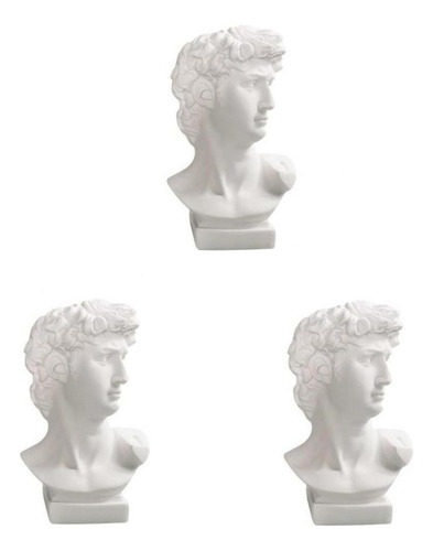 Maceta Con Cabeza De David, Florero, Busto Decorativo,