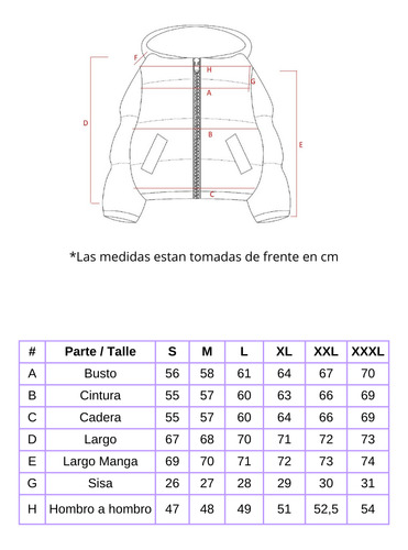 Campera Puffer Kensington Abrigada E Impermeable