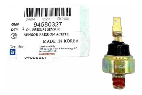 Sensor Valvula Precion Aceite Chevrolet Spark Original Gm