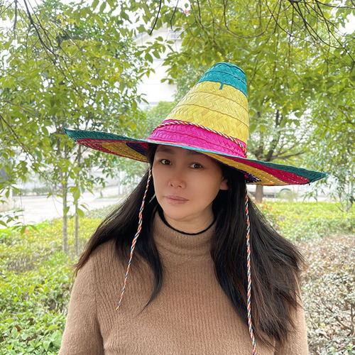 2025 (b) Sombrero Mexicano Sombrero De Paja Sombrero Fiest