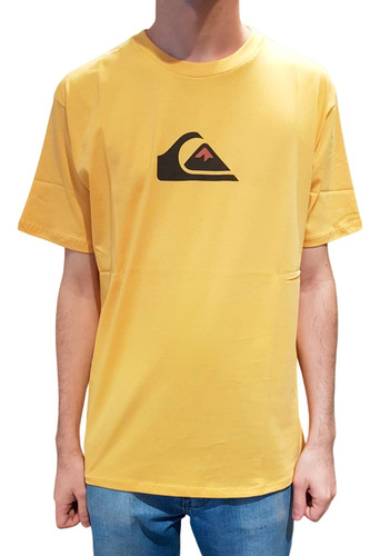 Remera Quiksilver Manga Corta Hombre Comp Logo