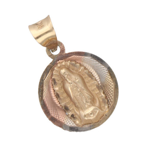 Medalla De 10k Oro Amarillo, 0.9 Gramos