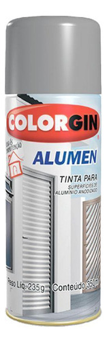 Tinta Spray Alumen 7004 Branco Brilhante 350ml Colorgin