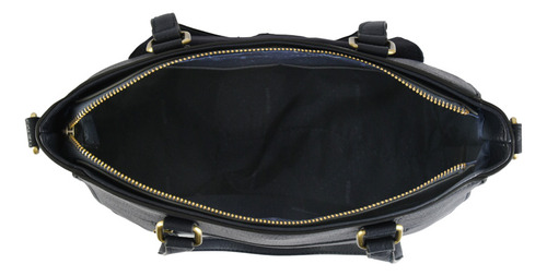 Cartera Dos Asas Mediana Lya Azul Oscuro