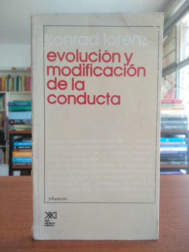 Libro Evolución Y Modificación De La Conducta