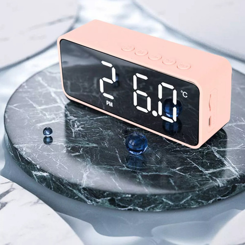 Reloj Despertador Digital C/bocina/bluetooth/radio Fm
