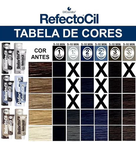 Tinta Sobrancelhas Refectocil Castanho Natural N° 3 15ml