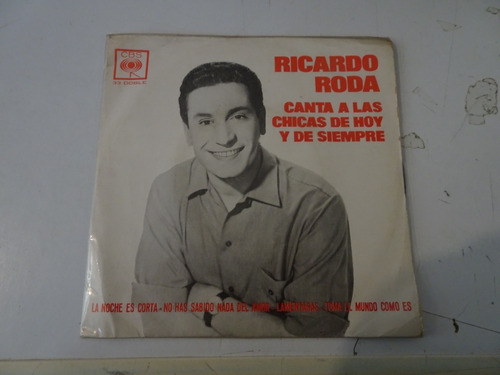 Ricardo Roda - Canta A Las Chicas De Hoy - Ep Argentino 