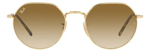 comprar Óculos Solar Arredondado Ray-ban Jack Rb3565l - Dourado