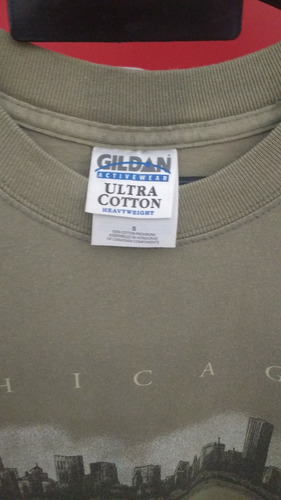 Remera Gildan Ultra Cotton U.s.a Chicago Talle S// Belgrano 