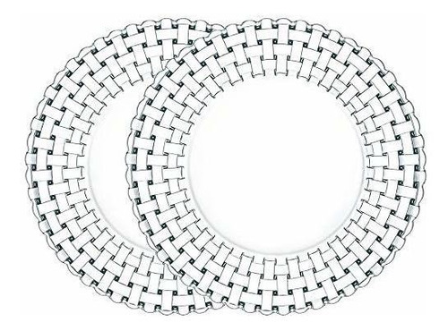 Platos - Nachtmann Bossa Nova Crystal Charger Plate, 12 , Cl