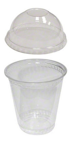 Vasos Pet Con Tapa Tipo Domo De 5 Onzas