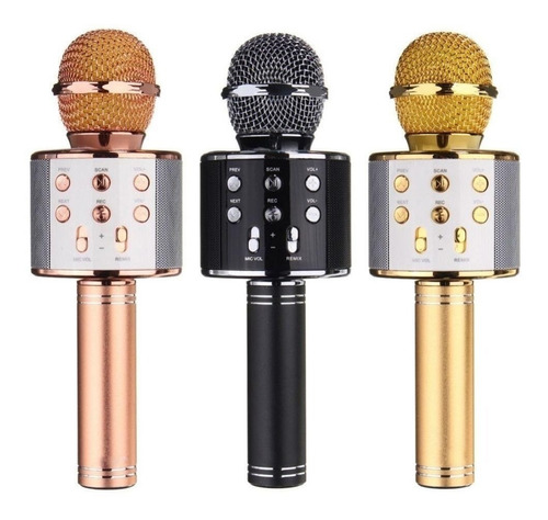 Microfono Karaoke Bluetooth Parlante Usb Recargable 