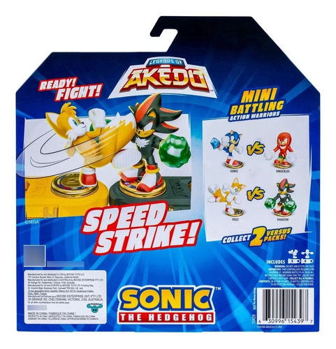 Legends Of Akedo Sonic The Hedgehog Pack Tails Vs Shadow
