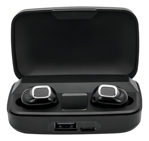 Audífonos Inalámbricos Monster Audio Tw10b Negro Luz Blanco